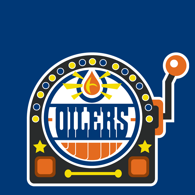 Edmonton Oilers Entertainment logo fabric transfer